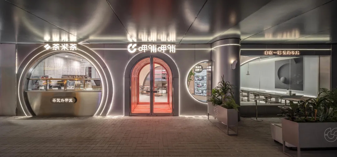 广州呷哺呷哺的餐饮空间设计，体会不同时空不一样的美